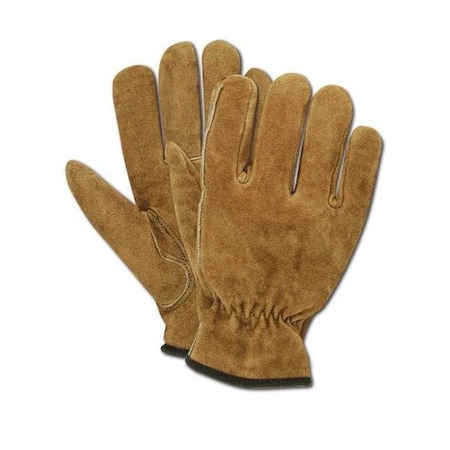 Magid RoadMaster TB442E Lined Tan Standard Cow Split Leather Driver, XL, 12PK TB442E-XL